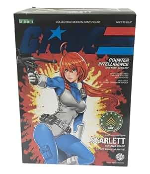 Amazon | 美品 フィギュア G.I.ジョー美少女 スカーレット